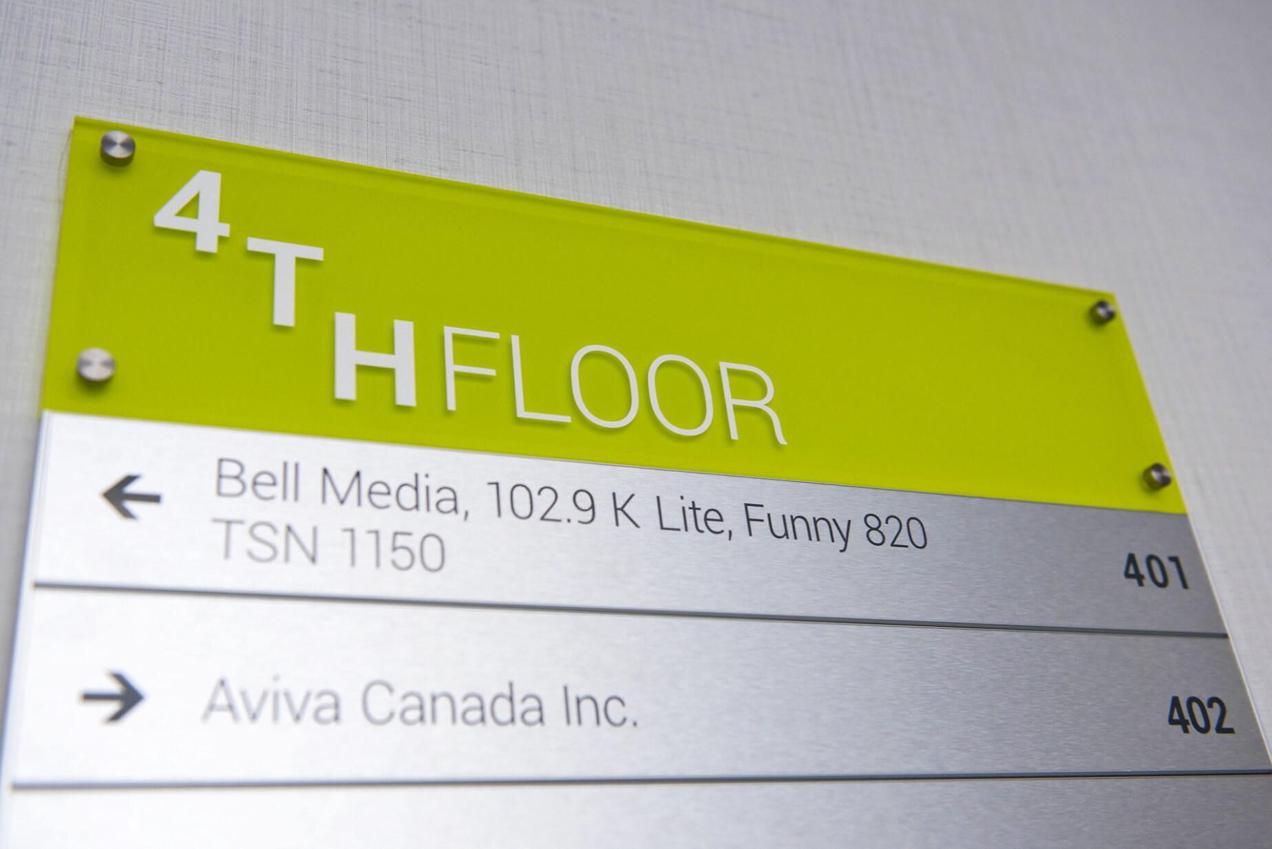 Suite Wayfinding Sign, Residence Sign Set, Acrylic Residence Sign, Wall