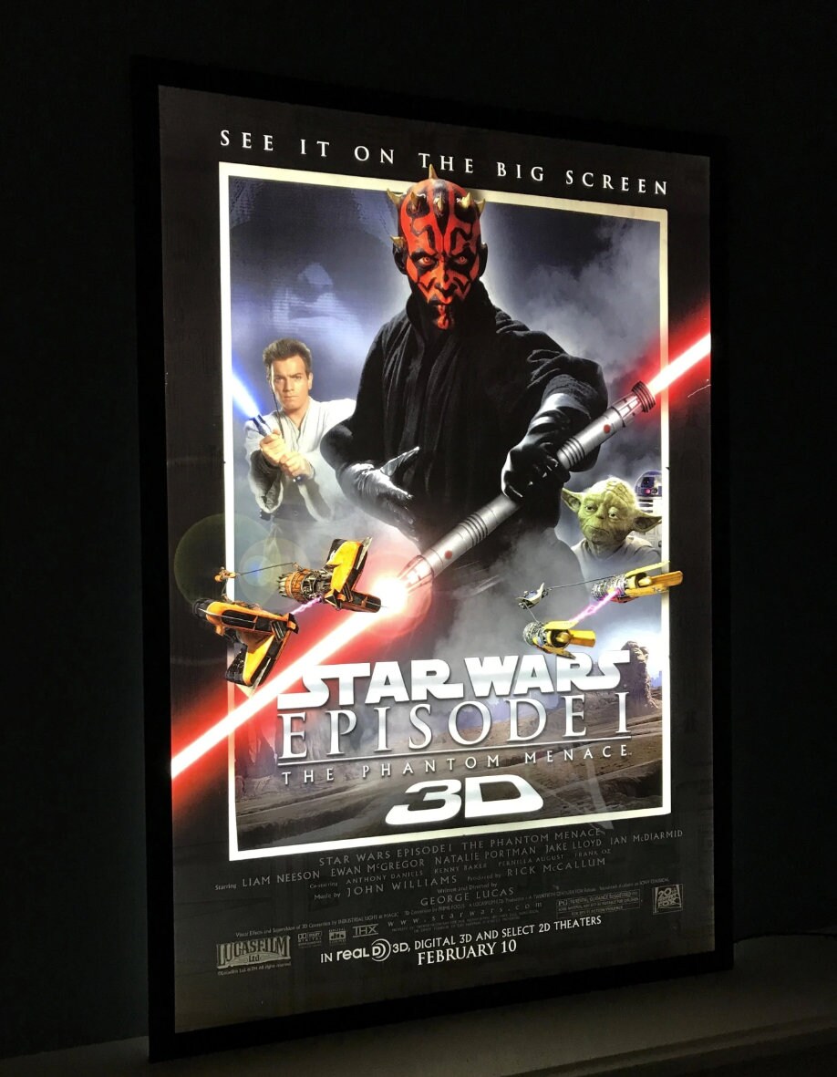 LED Light Box Movie Poster Movie Posters Illuminated Light Etsy Australia