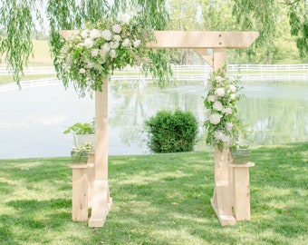 DIY Wedding Arch Plans - Elegant & Rustic