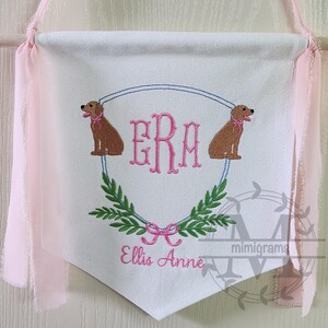 Baby Welcome Banner - Dogs | Custom Baby Announcement
