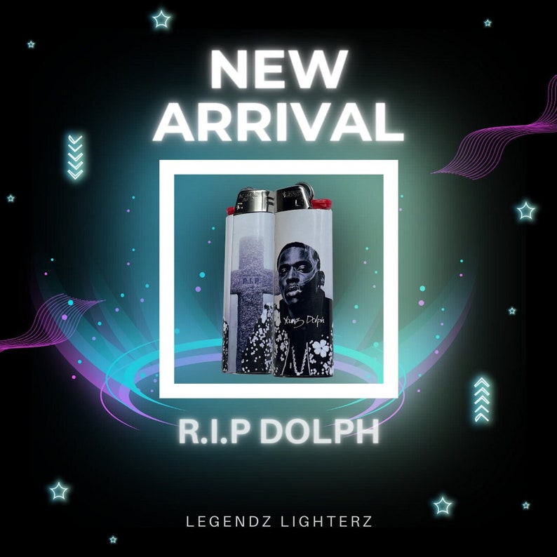 Lightris Rapper R.I.P. Dolph BIC Lighter – Memorial Tribute, PRE Collectible, Hip Hop ...