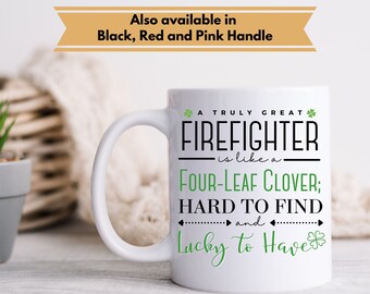 A Truly Great FIREFIGHTER Gift for Women and Men l Appreciation, Birthday, Retirement Gift l Custom Name Coffee Mug |Custom Free Gift Wrap