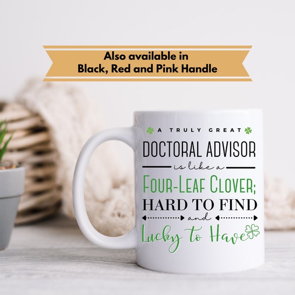 A Truly Great DOCTORAL ADVISOR Gift Mug | For Men and Women | Appreciation,Birthday,Retirement Gift | Personalized with Custom Packaging