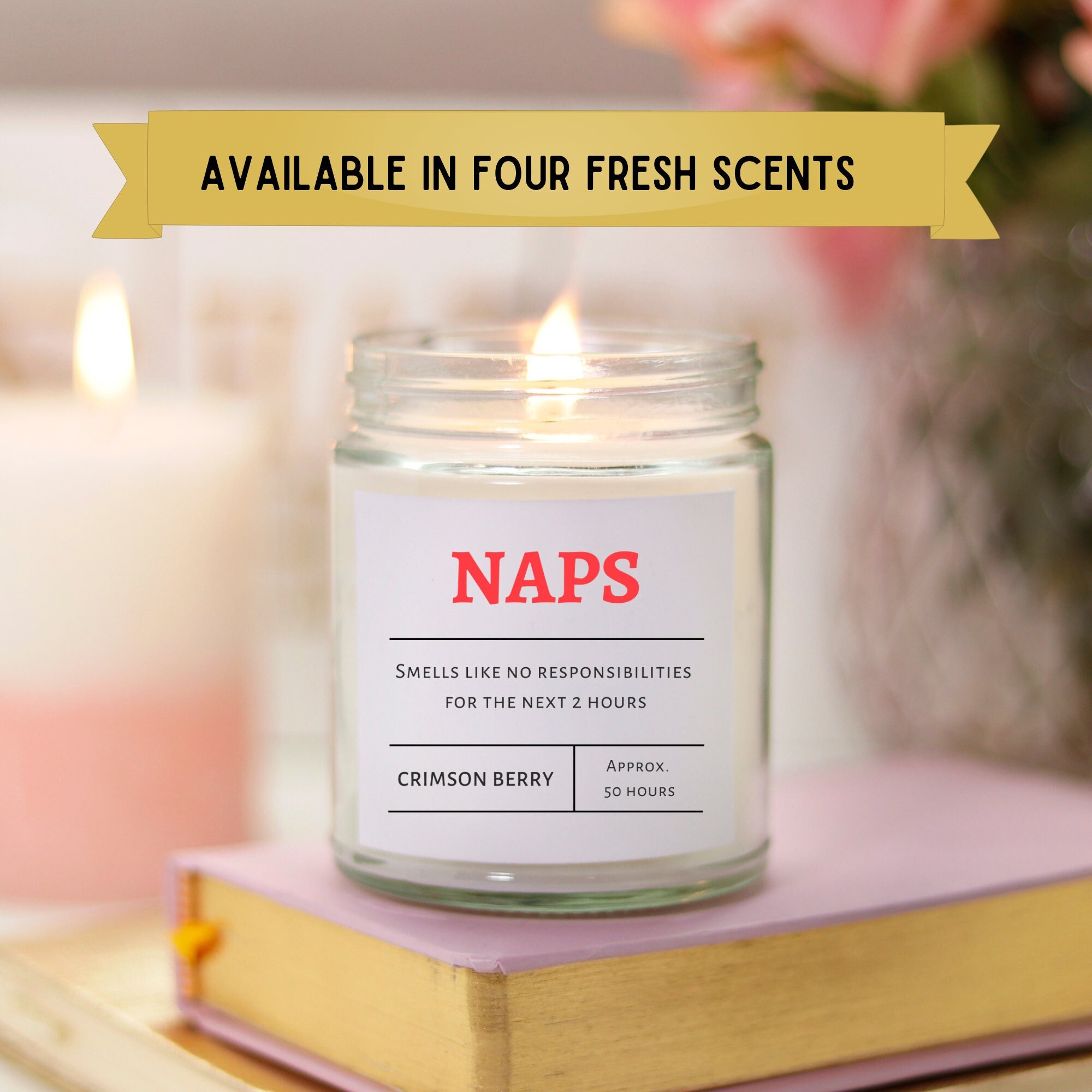 NAP LOVERS 2.0  Candles designed for decor and to help you feel happy. Nap  Lovers candle is our most popular.