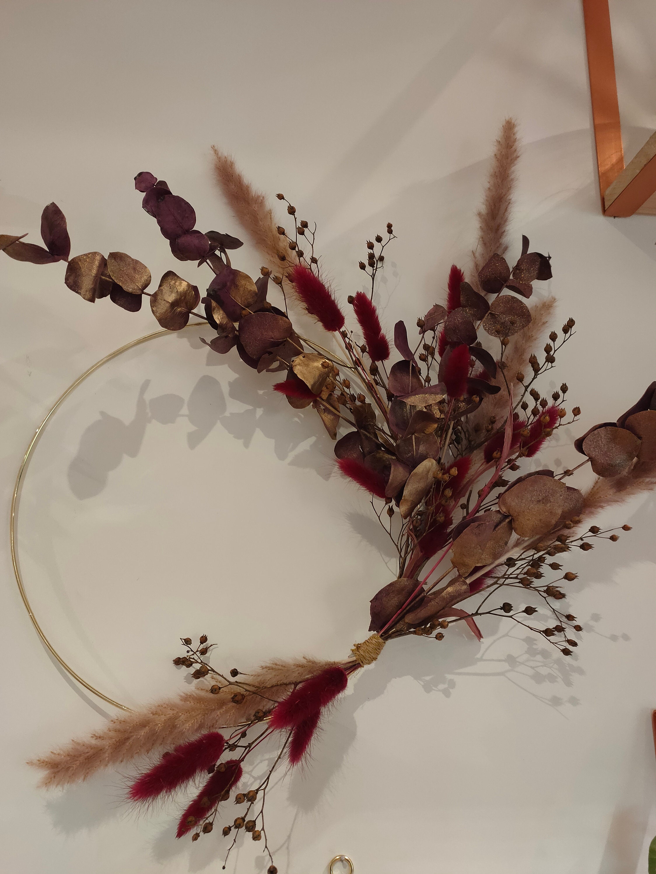 Couronne en Fleurs Séchées