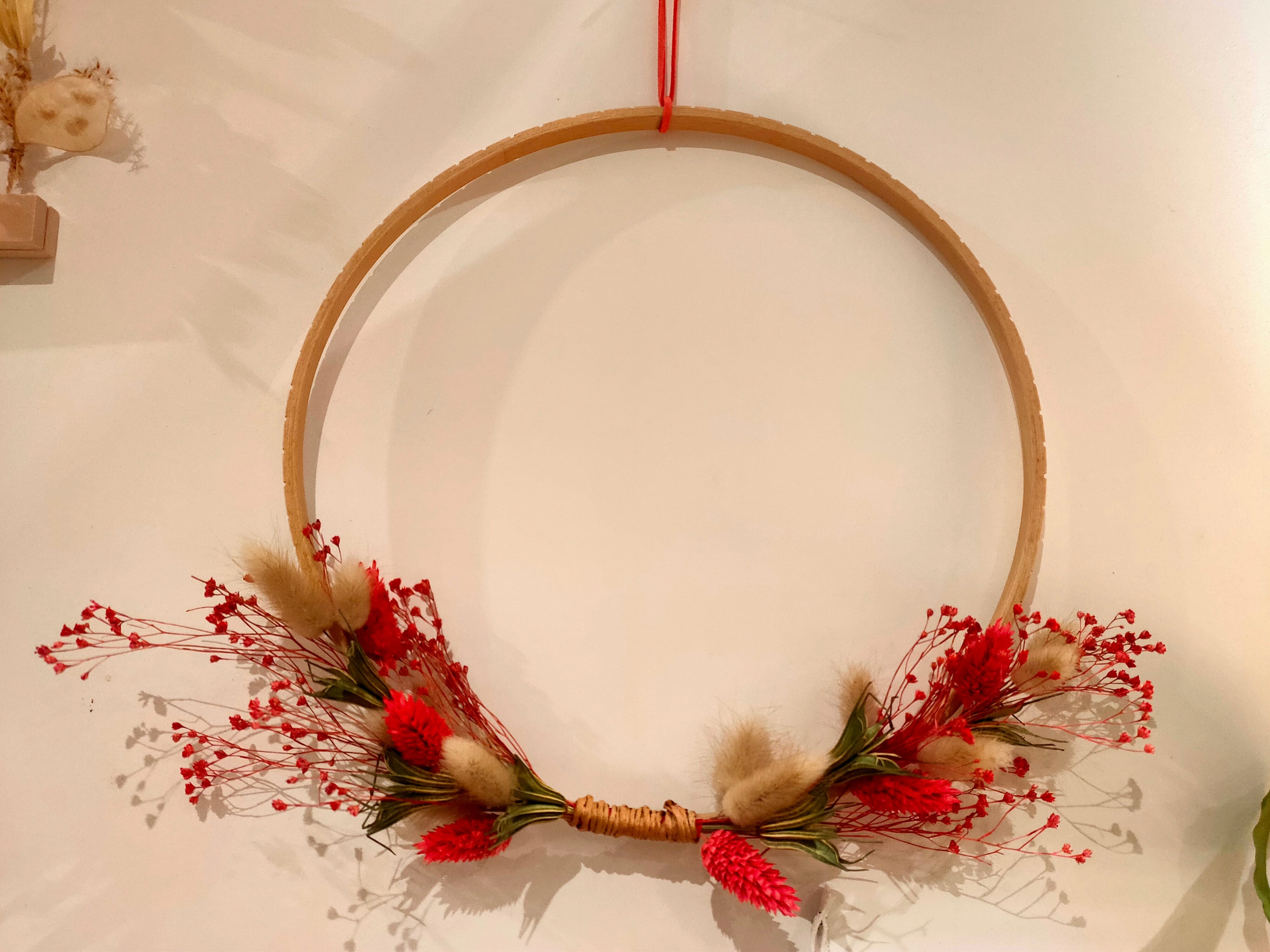 Couronne Fleurs Séchées