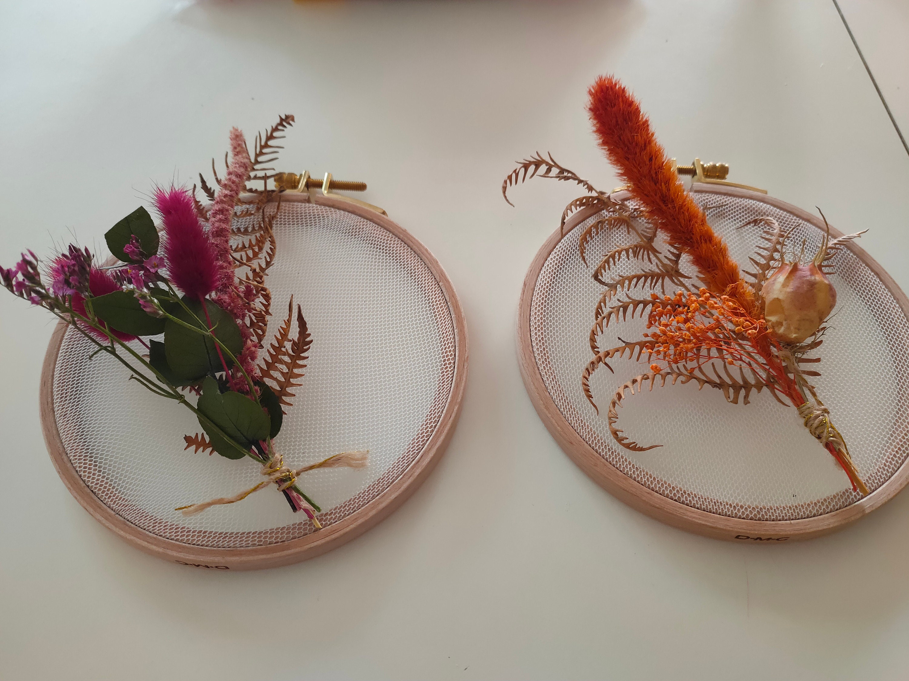 Petits Tambours Petits Bouquets en Fleurs Séchées