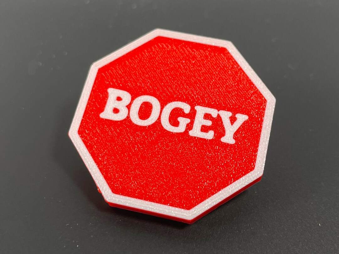 Stop Sign Golf Ball Marker With Spike BOGEY - Etsy New Zealand