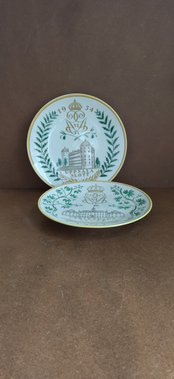 Collection Plates Upsala-ekeby GEFLE 1951 and 1954 , Wall Decor