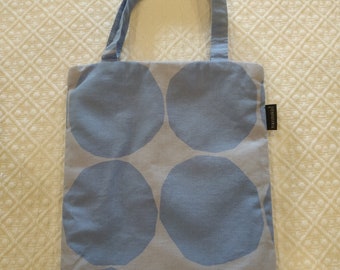 Soft Marimekko handbag with Kivet pattern, made in Finland, large cosmetic bag