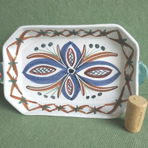 Signed L.M.I. Lagaholm Sweden bowl/ceramics Mid-century decor