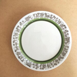 Gefle Tulpan Dinner Plate - Helmer Ringstrom Tulip Design - Mid-Century Swedish Modern Tableware