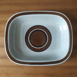 Rörstrand Isolde rectangular dish, oven dish, Swedish mid-century modern design from the 1970s