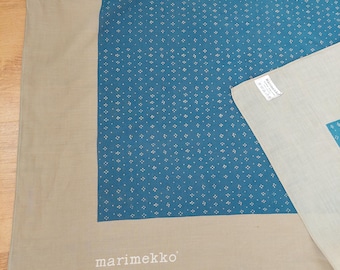 Vintage Marimekko Cotton Scarf: Finnish Design Collectible - Maija Isola MUIJA Pattern