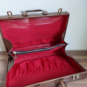 Zweden, vintage make-uptas voor dames, koffer, toilettas, treinkoffer, make-uptasje