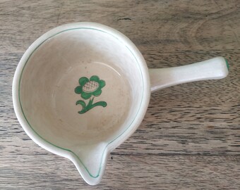 Gustavberg PYRO green Smorpanna ,Swedish ceramics, Scandinavian ceramics,