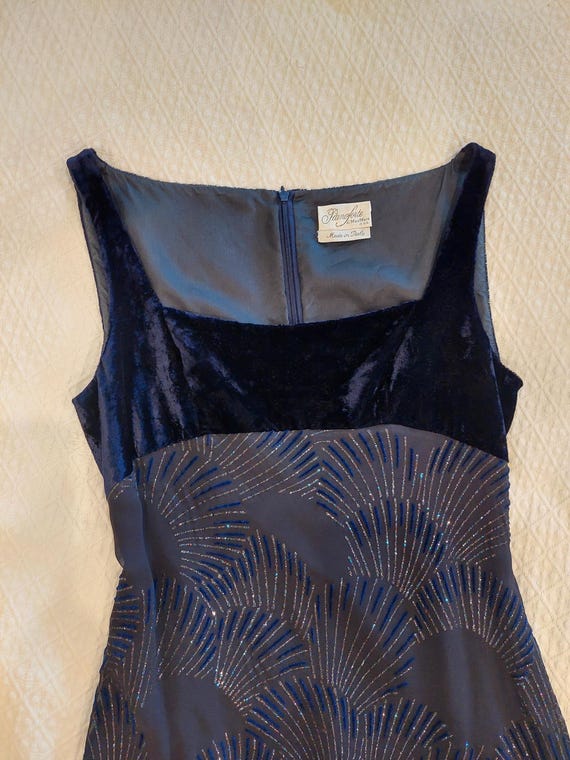 Vintage Max Mara Velvet Maxi Dress: 1980s Italian Designer Gown