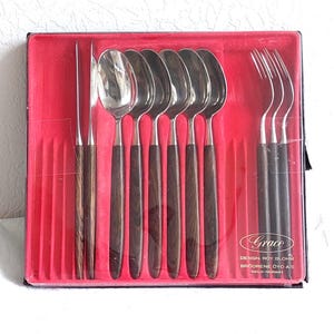Roy Blohm Grace Cutlery | Brødrene Øyo Norway Steel Flatware | Mid Century Replacements
