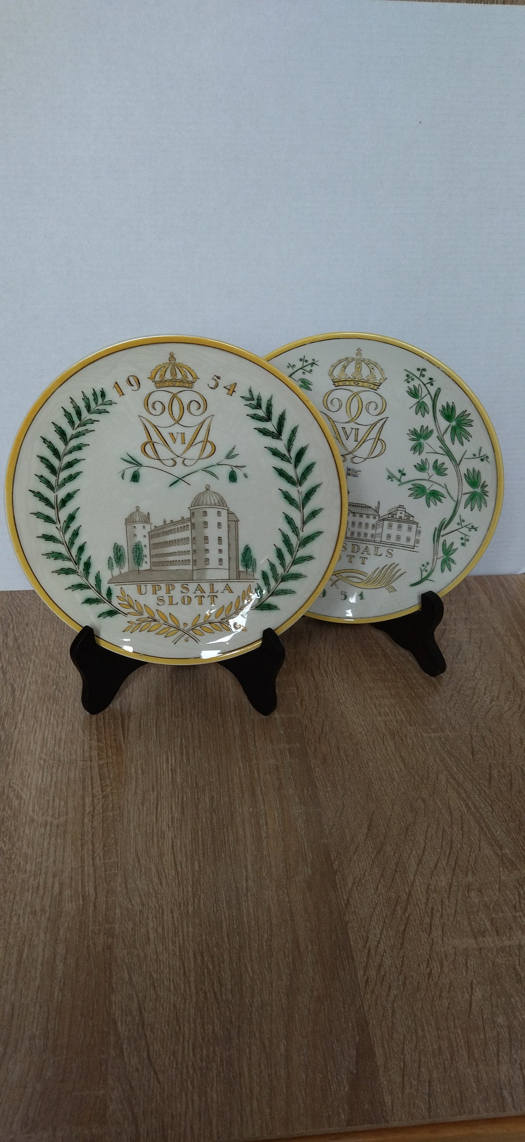 Collection Plates Upsala-ekeby GEFLE 1951 and 1954 , Wall Decor