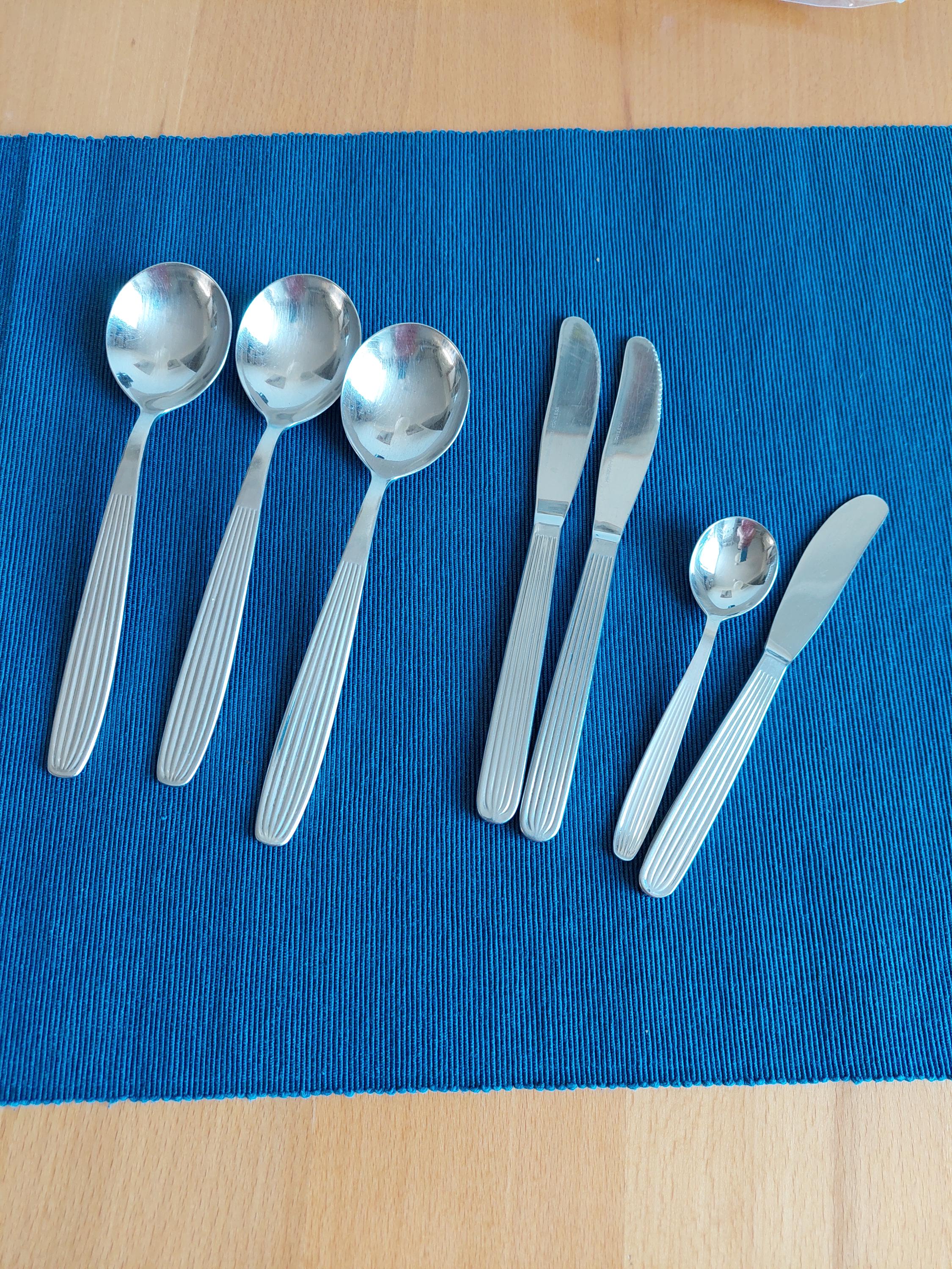 HACKMAN デザートスプーン ビンテージ フィンランド 6本set vintage HACKMAN SCANDIA dessert fork 6p gift set