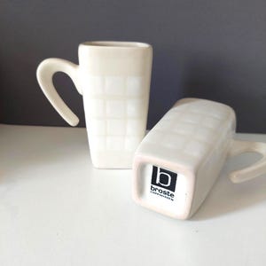 Broste Copenhagen Danish vintage collectible ceramic coffee cups 140 ml set of 2