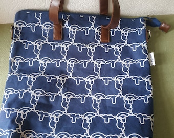 Aarikka  tote bag Finland blue Pässi