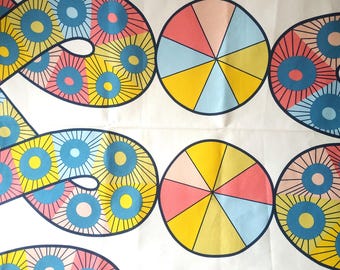 IKEA  2006 vintage fabric Cilla Ramnek - retro interior design