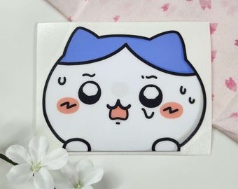 Chi KawaHachi Ware Crying Cat Peeker Vinyl Sticker