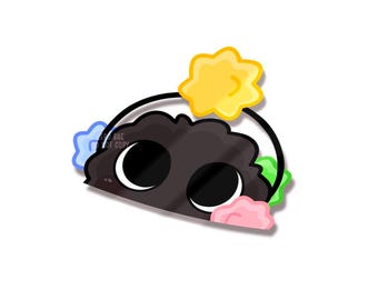 Sootball Spirit Candy Peeker Vinyl Sticker