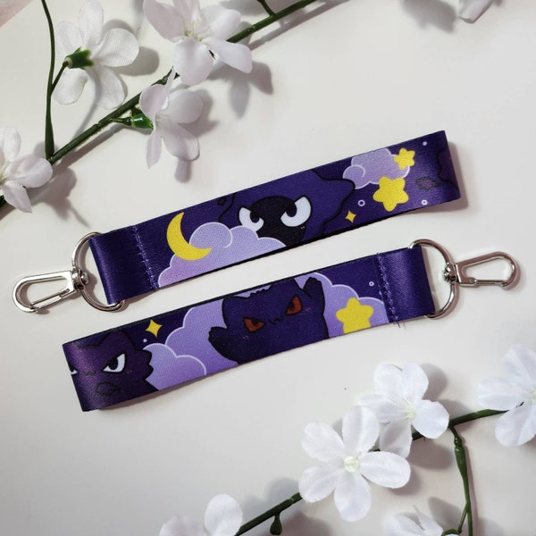 Pocket Friends Ghost Dark night Keystrap | Lanyard | Wristlet