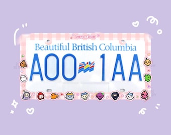 Tama Pets Ichi Kuchi Mimi Vpet Cute License Plate Frame