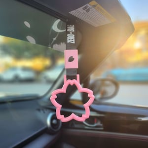 Pink Sakura Cherry Blossom Tsurikawa JDM Car Handle Ring