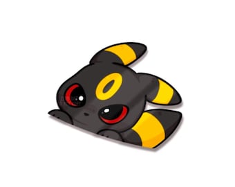 Black Bunny Poke Peeker Vinyl Sticker