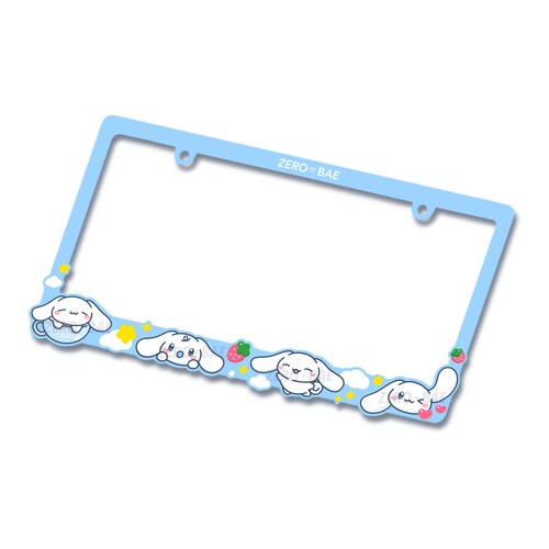 Cinna Dreamy Bunny Cute License Plate Frame Etsy