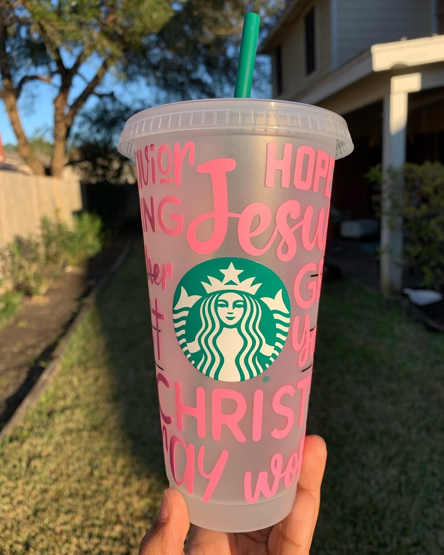 decorate starbucks reusable cold cup