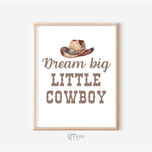 Cowboy Nursery Prints, Boy Room Printable Wall Art, Western Cowboy ...