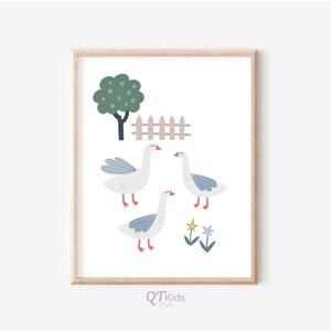 Farm Nursery Prints, Farm Animal Printable Wall Art, Kids Room Farm ...