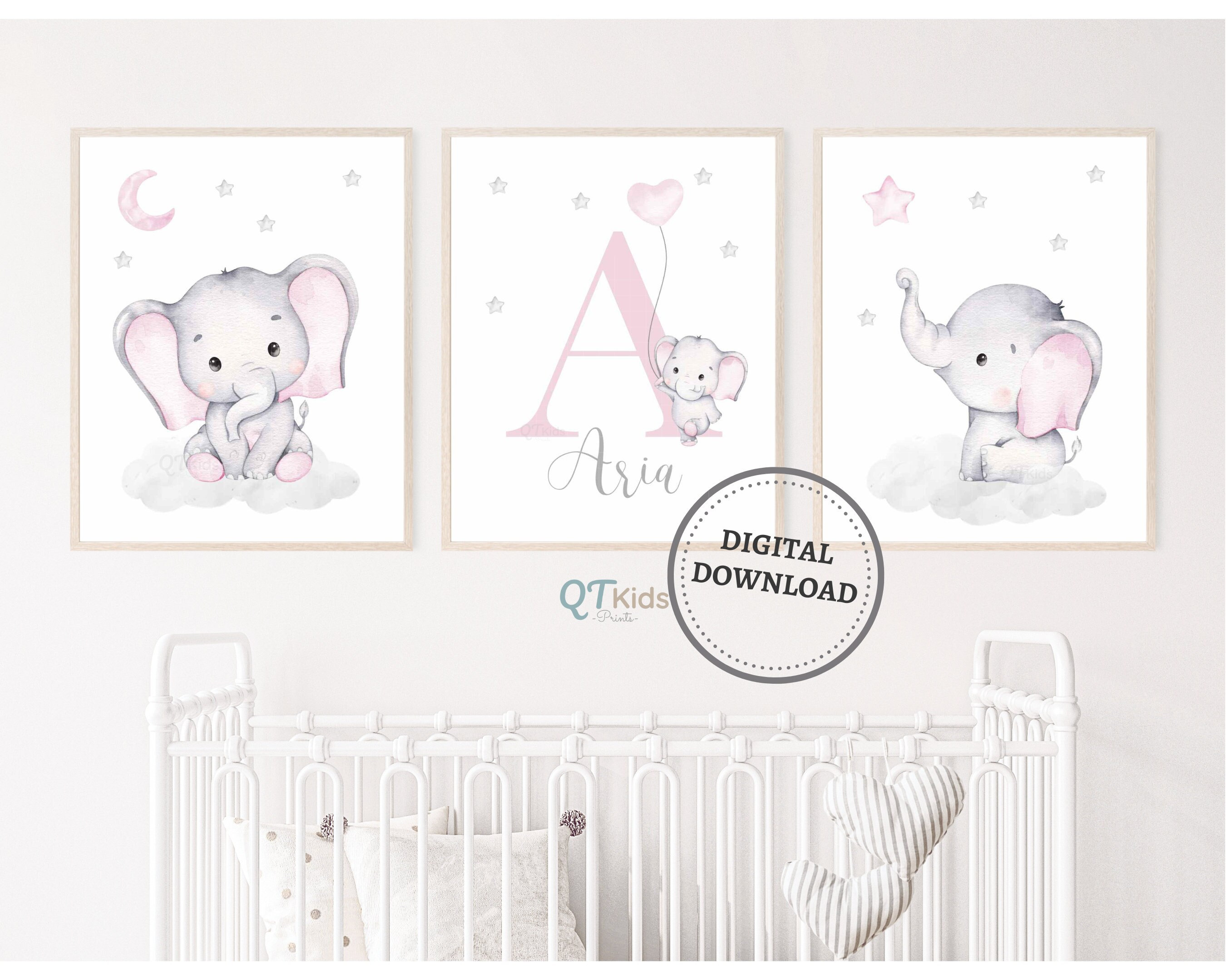 Elephant baby girl clearance room