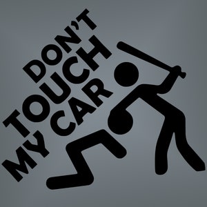generisch Don't Touch My Moped Aufkleber Sticker JDM Motorra Nicht