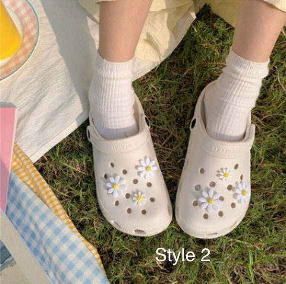 crocs with chanel charms bag