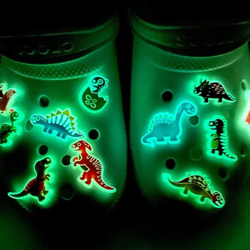 Glow in the Dark Alphabet Croc Charms, Personalized Letter Jibbitz, Shoe  Charms for Crocs 