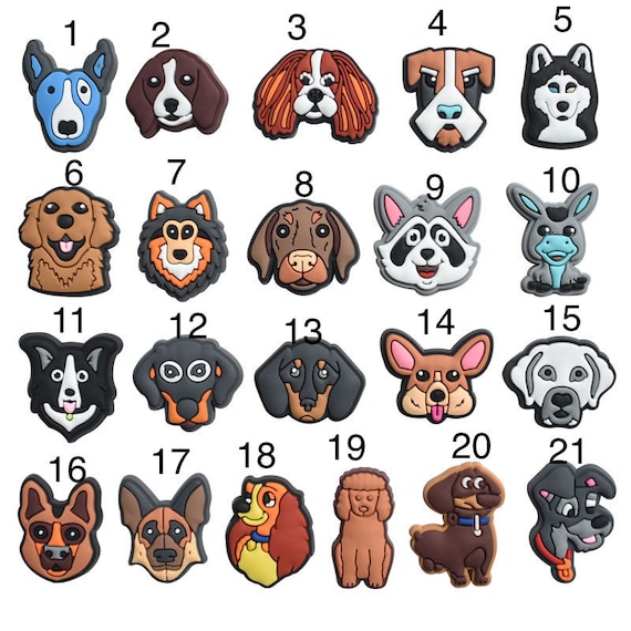 Dog Shoe Charms Puppy Croc Charms Dog Charms for Crocs Etsy UK