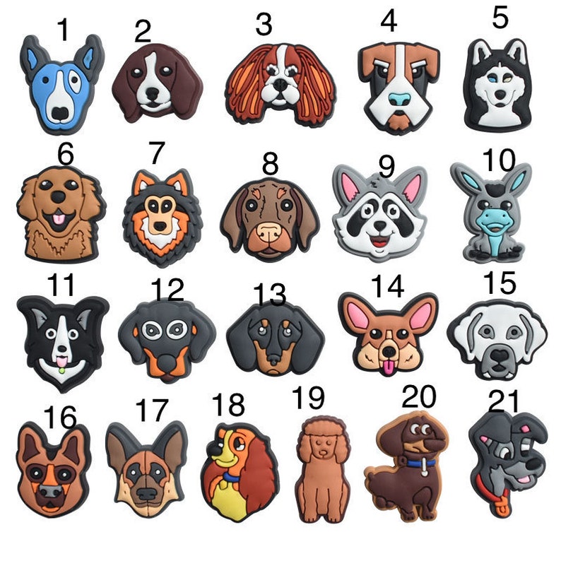 Dog Shoe Charms Puppy Croc Charms Dog Charms for Crocs Etsy New Zealand