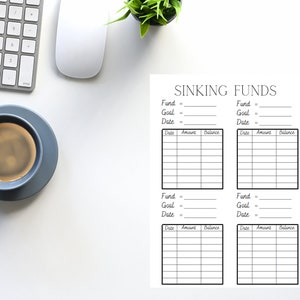 Sinking Funds PDF - A4, A5, US Letter
