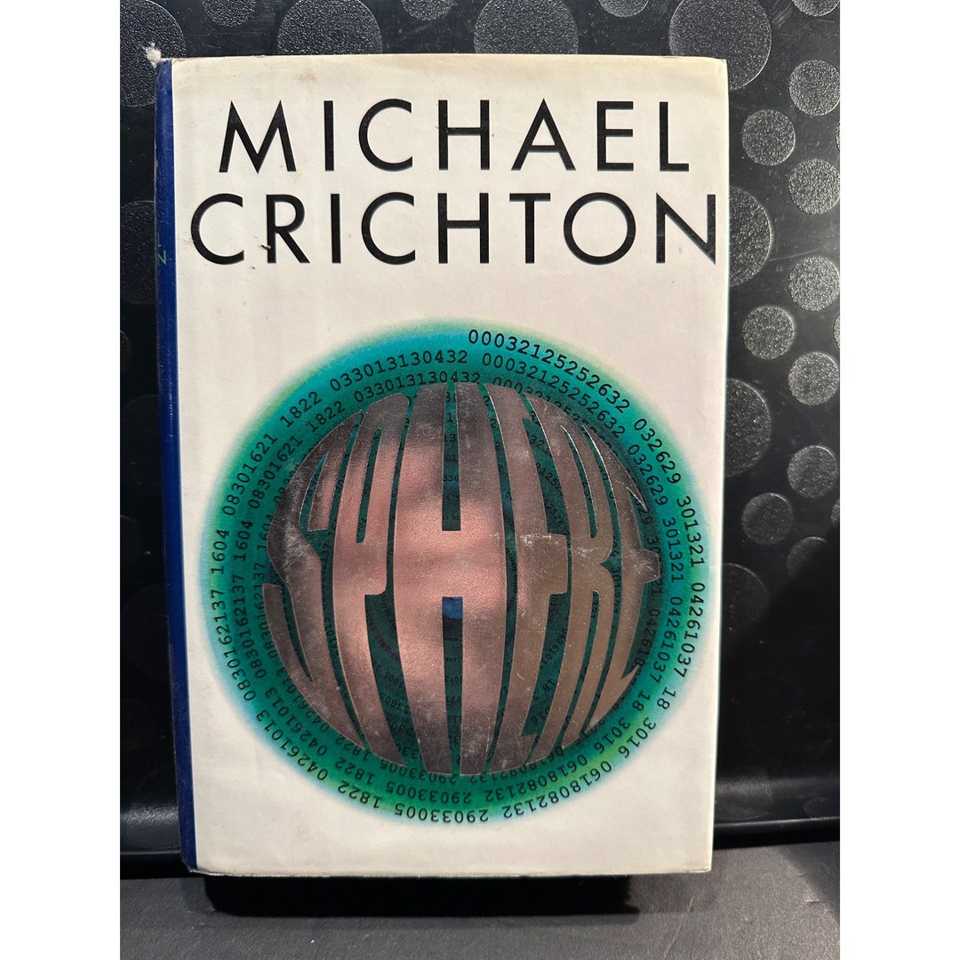 Sphere 1987 Michael Crichton First Edition Hardcover Book Etsy