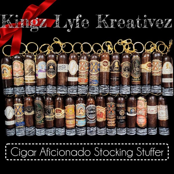 Handcrafted Cigar Ornaments/Keychains