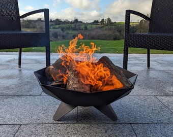 Octagonal Fire Pit  (DXFs, 3D File, Engineering Drawings)