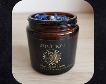 Bougie Parfumée 'Intuition' - Lapis Lazuli Encens