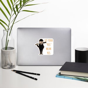 Let your "Yes" mean Yes, James 5:12, christliche Zitate Sticker, Aufkleber, Label, Bubble-free Sticker