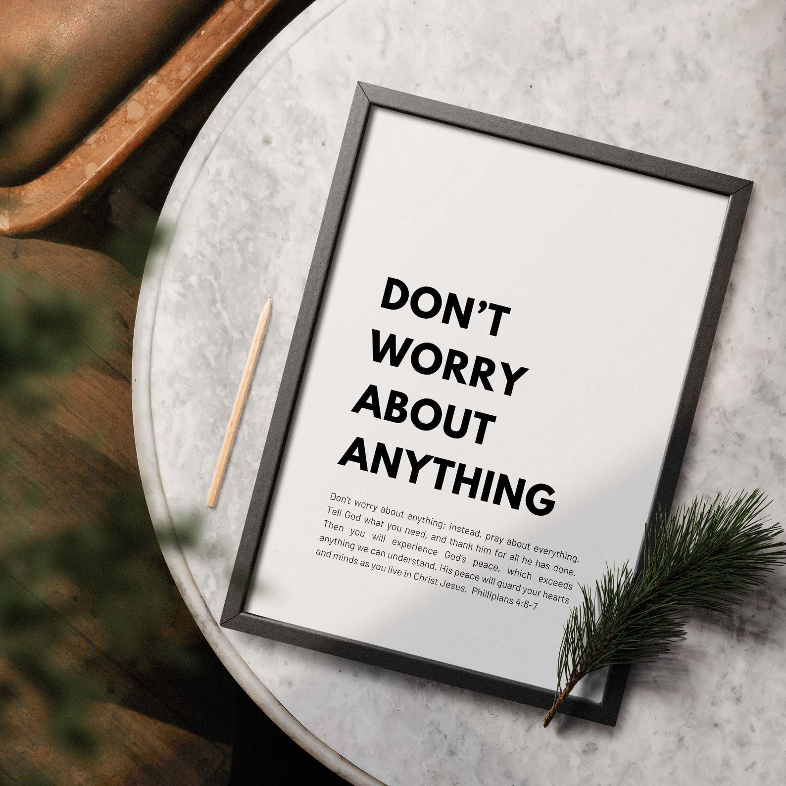Philippians 4:6-7 NLT Don't Worry About Anything; Pray About Everything ...
